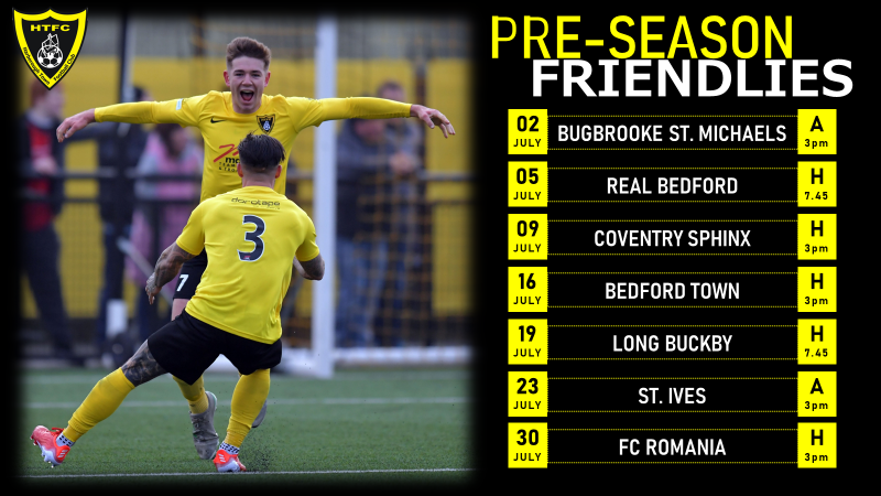 Pre Season Friendlies Announced