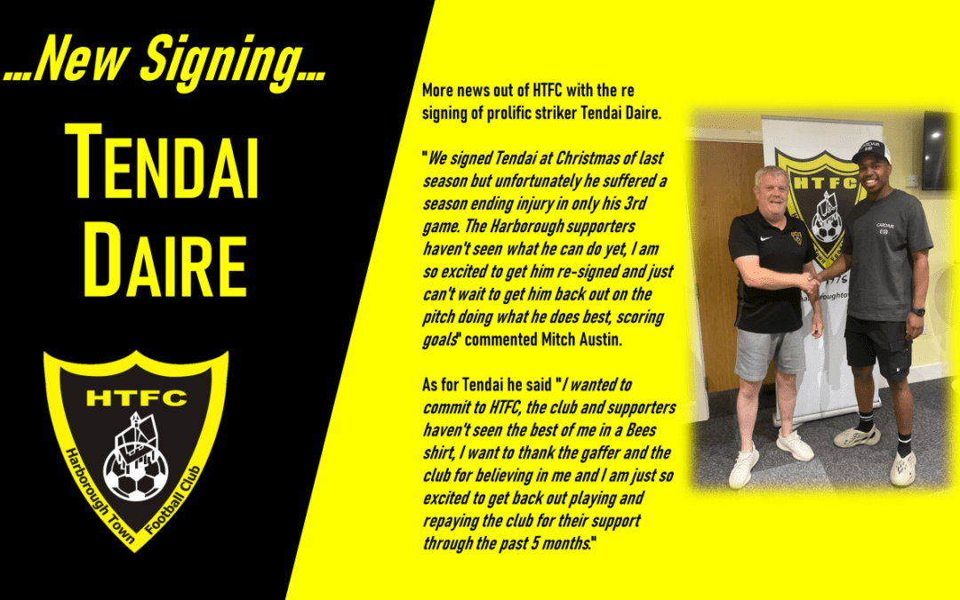 Keeping the smiles coming, Tendai signs on the dotted line