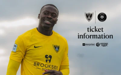 Ticket Information – Worksop Town (H) – 24.10.26